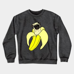 banana pug Crewneck Sweatshirt